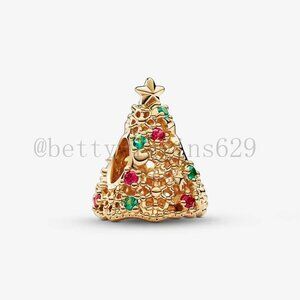 Pandora Glitter Christmas Tree Charm